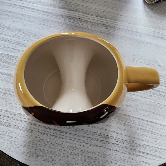 Tag Donut Mug Chocolate Glaze w/ Sprinkles Novelty Coffee Cup - Picture 4 of 4